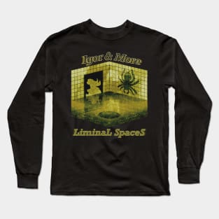 Igor & More Tarantula Liminal Spaces Yellow Long Sleeve T-Shirt